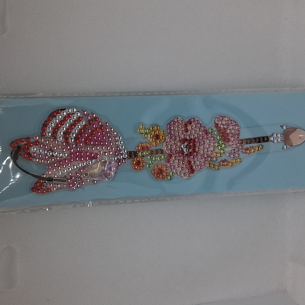 Handmade Rhinestone Bookmark - Picture 2 of 3